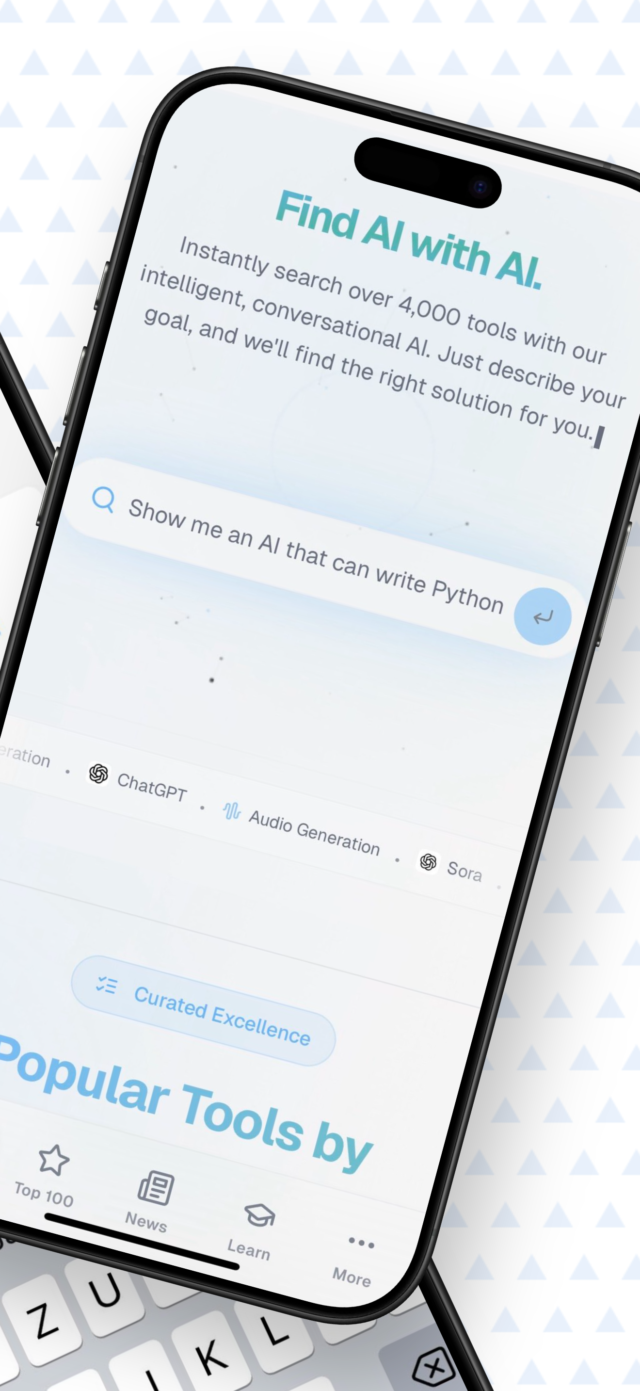 Find AI with AI - Conversational search interface
